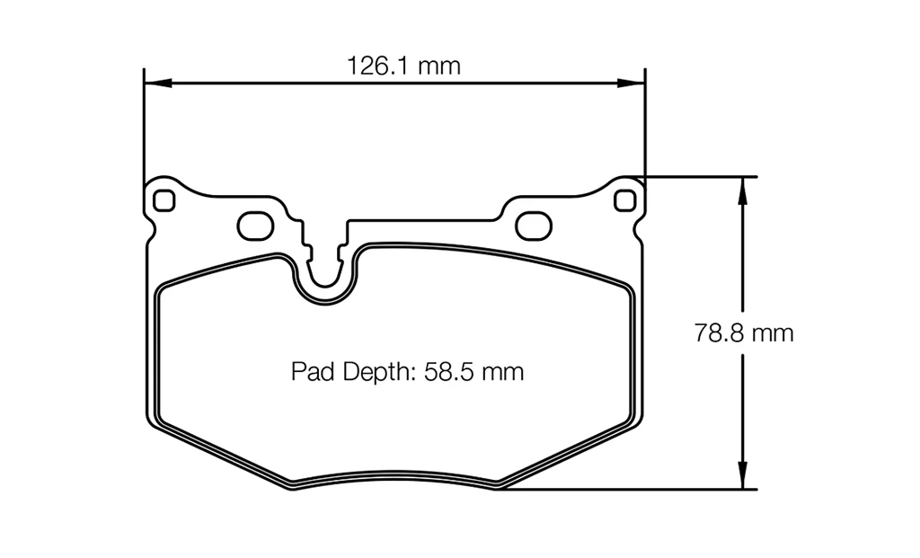 Competition Motorsport Pagid Racing Rear Racing Brake Pads No. 8279