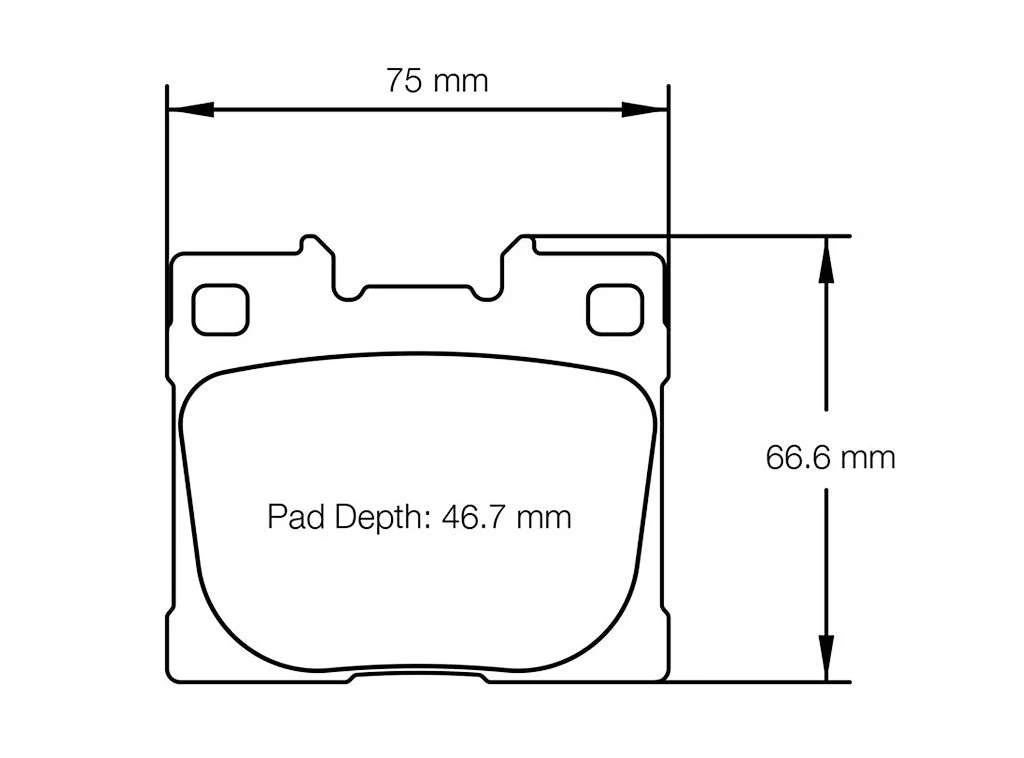 Pagid Racing Rear Brake Pad Set No. 8300 for Toyota GR Corolla/Yaris - Image 3
