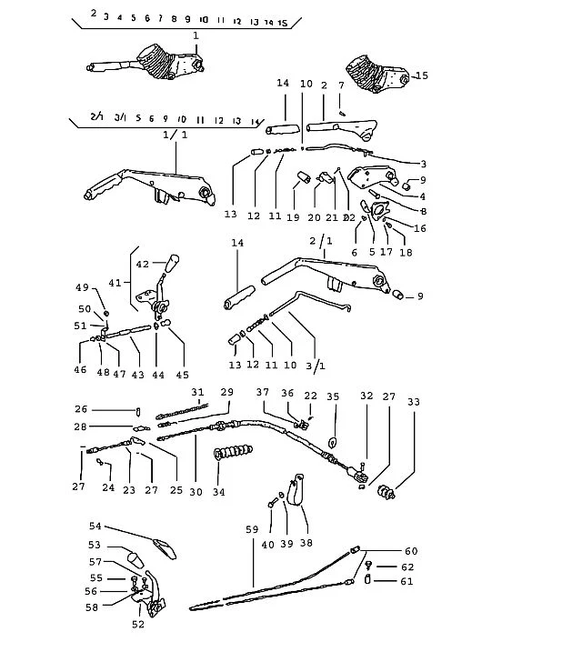 Parking Brake Cable - Left for Porsche 914-4/914-6 - Image 2