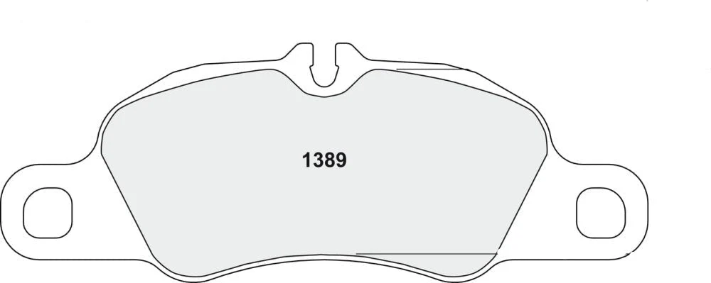 Performance Friction PFC Front Brake Pad Set 1389 for Porsche 981/718/997/991/992