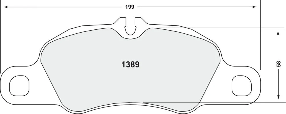 Performance Friction PFC Front Brake Pad Set 1389 for Porsche 981/718/997/991/992 - Image 2