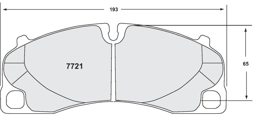 Performance Friction PFC Front/Rear Brake Pad Set 1773 for Porsche 911/981/718/991/992 - Image 2