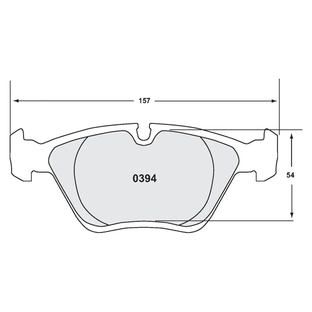 Performance Friction PFC Front Brake Pad Set 0394 - Image 2