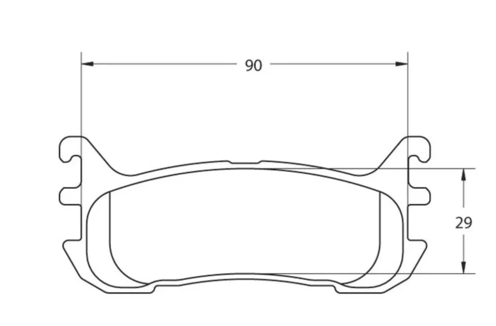 Competition Motorsport Performance Friction PFC Rear Racing Brake Pads 0636.xx.13.44 - Image 3