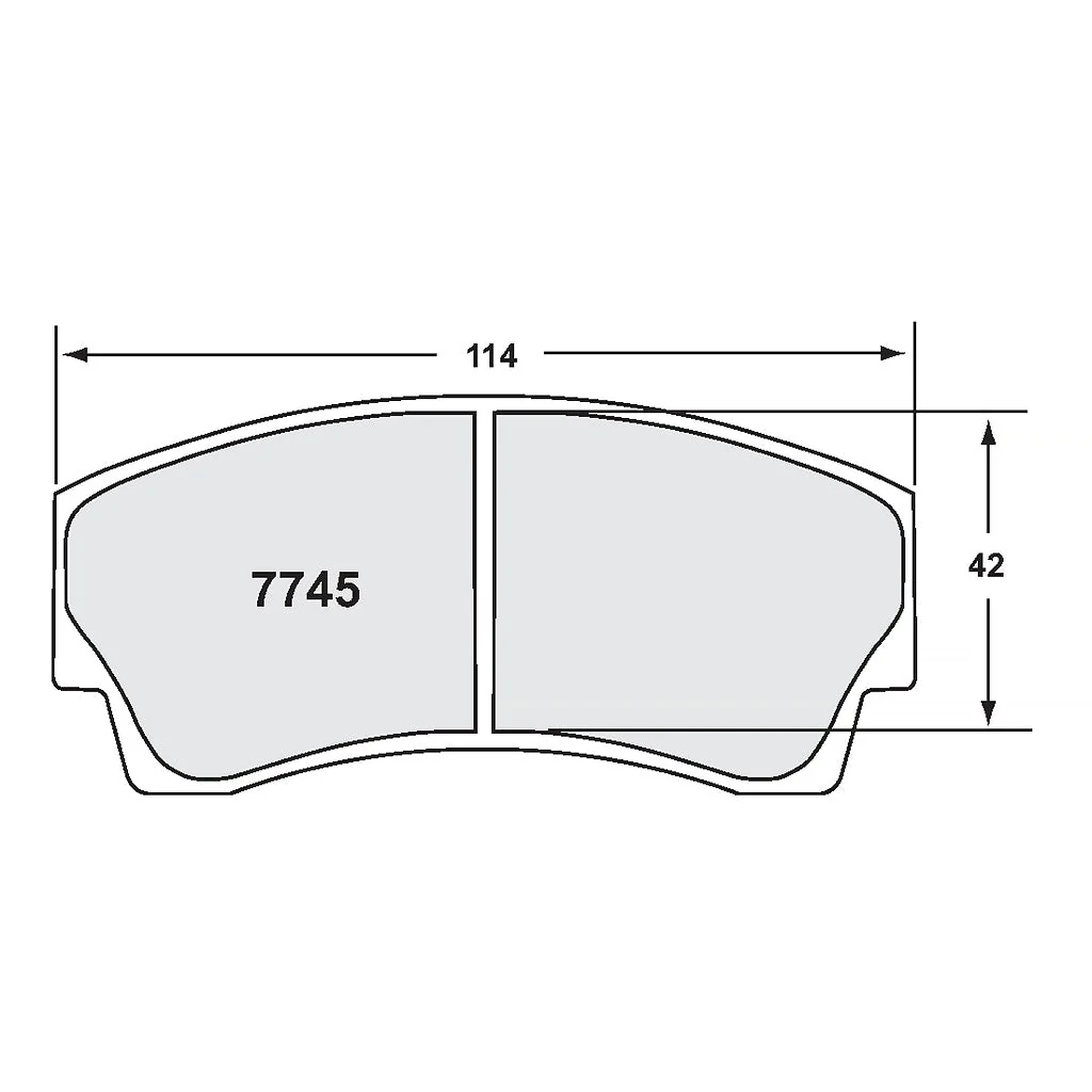 Competition Motorsport Performance Friction PFC Racing Brake Pads 7745.xx.16.44 - Image 2