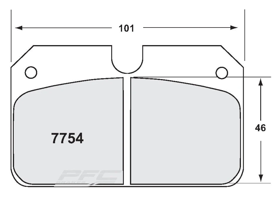 Competition Motorsport PFC Racing Brake Pads 7754