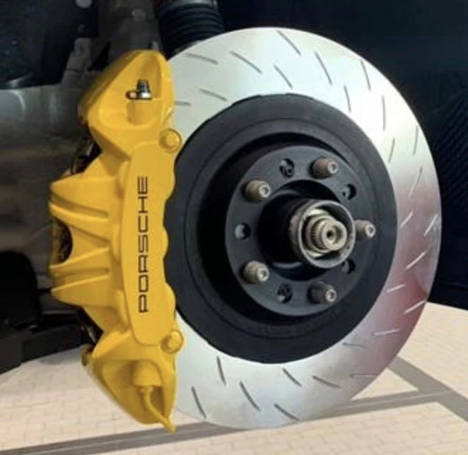 Performance Friction PFC 410mm Front Two-Piece Brake Rotors for Porsche 992 PCCB Replacement - Image 3