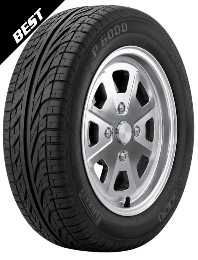 Pirelli P6000 195/65VR15 91V for Narrow-Body Porsche 914 (Best Package)