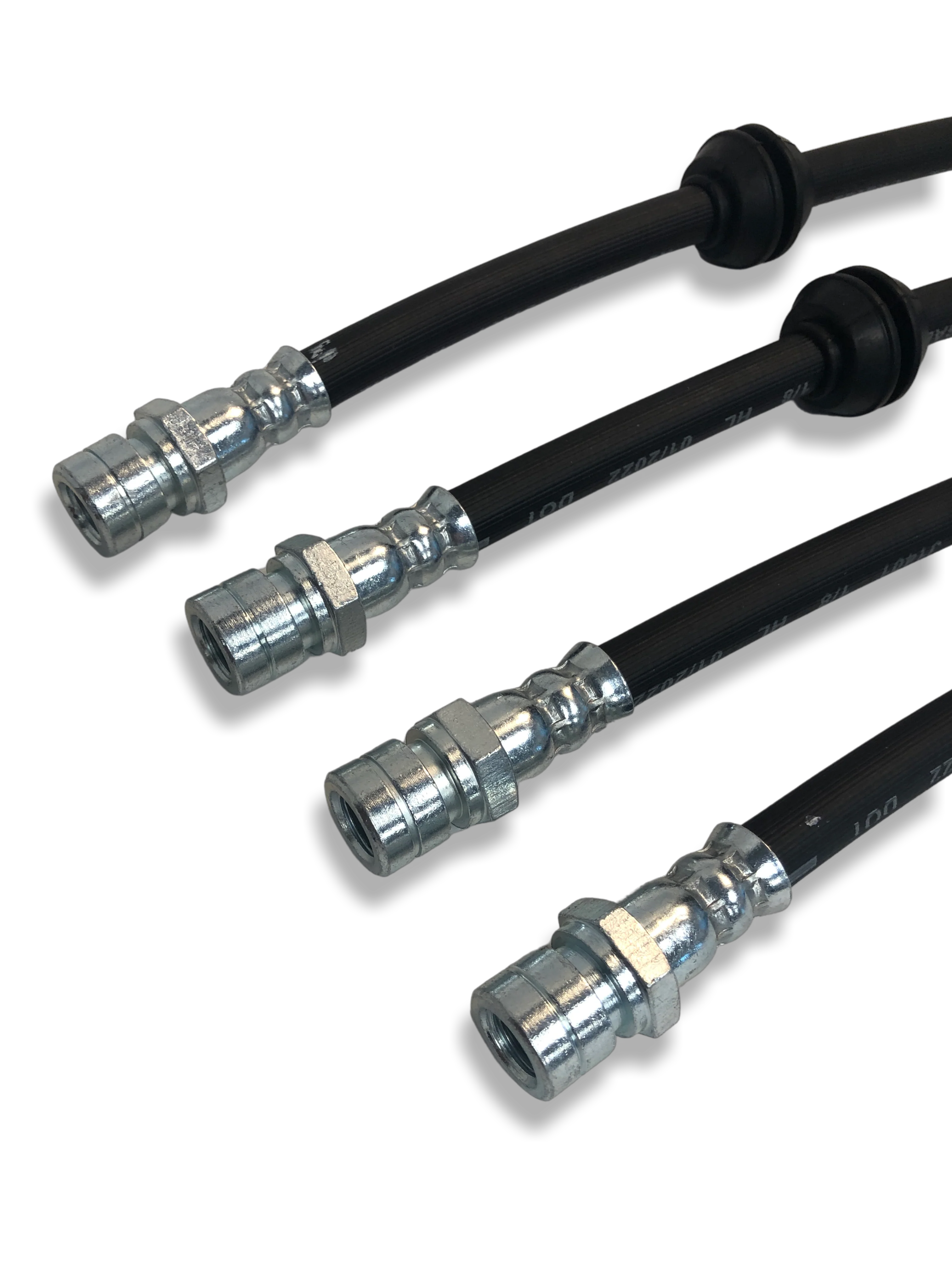 PMB Performance DirectFit Rubber Brake Lines - Set of 4 - 1976-89 Porsche 924/944 - Image 3