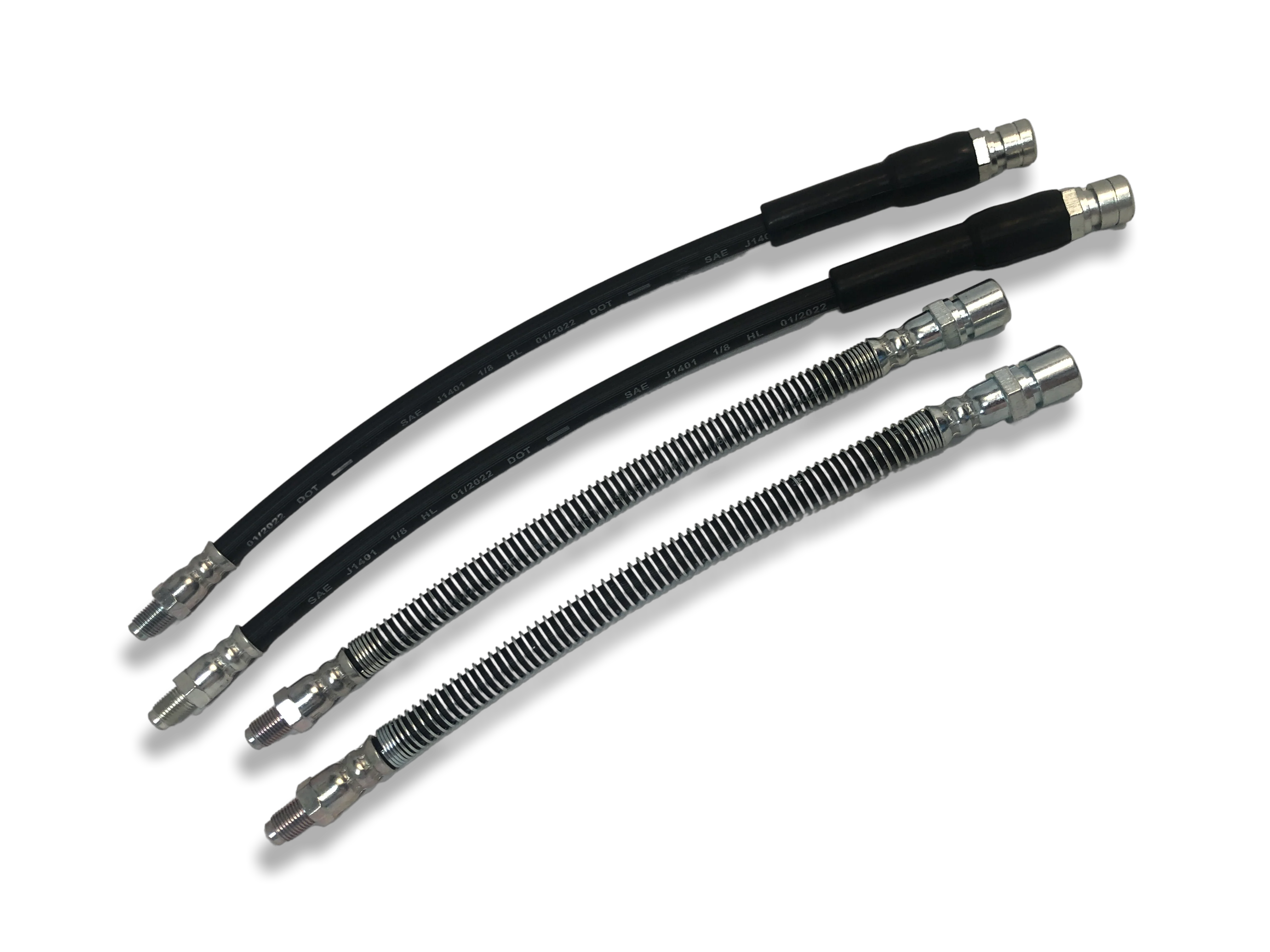 PMB Performance DirectFit Rubber Brake Lines - Set of 4 - 1978-86 Porsche 928