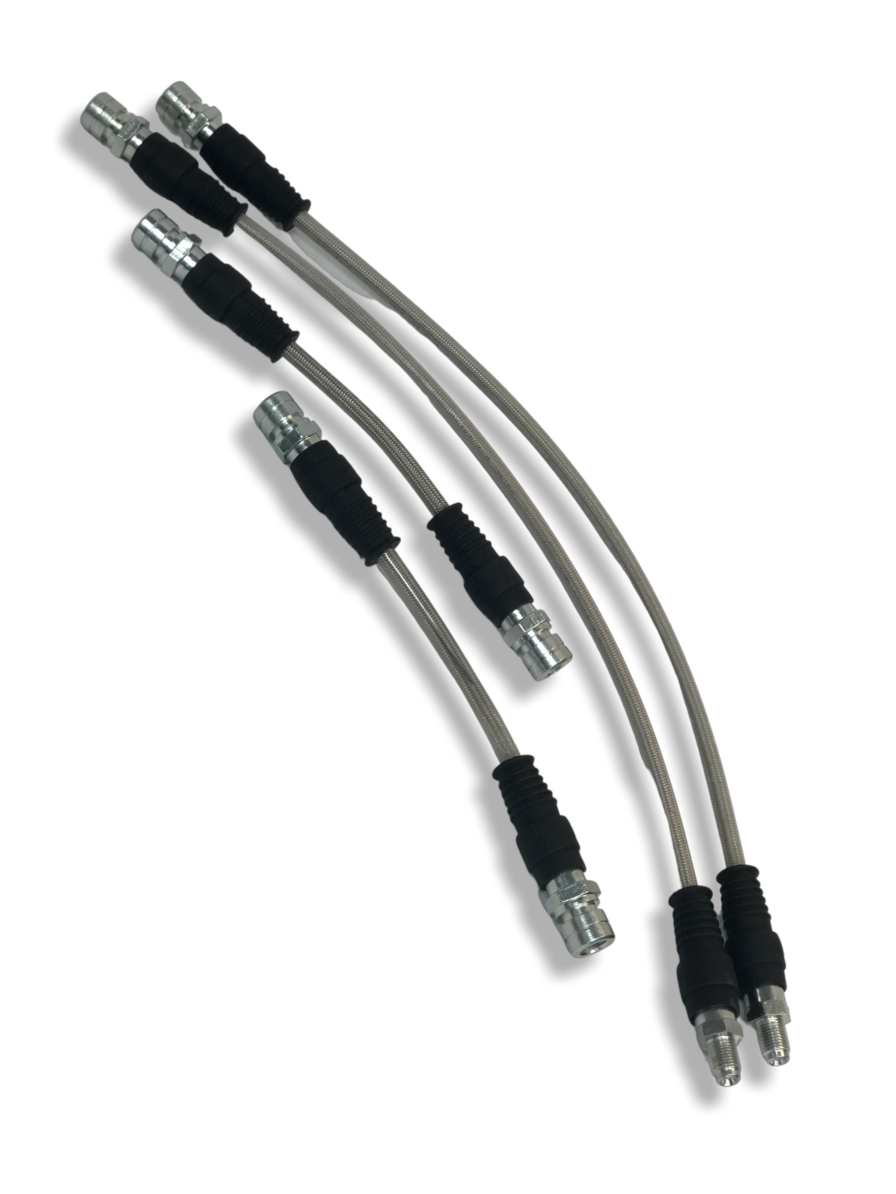 PMB Performance DirectFit Stainless-Steel Brake Lines - Set of 4 - 1976-89 Porsche 924 - 944