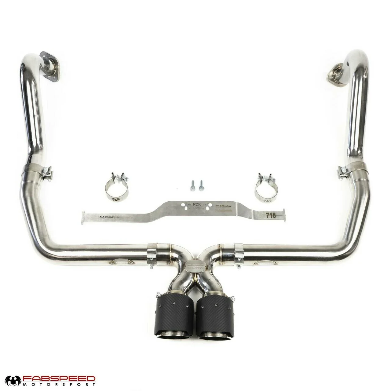 Fabspeed Porsche 718 Boxster/Cayman Maxflo Cat-Back Exhaust System (2017+)