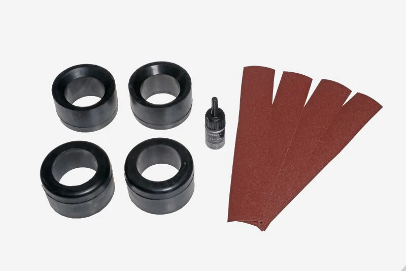 Porsche 911 Spring Plate Bushings Set, Sport (Harder Rubber, with Install Kit)