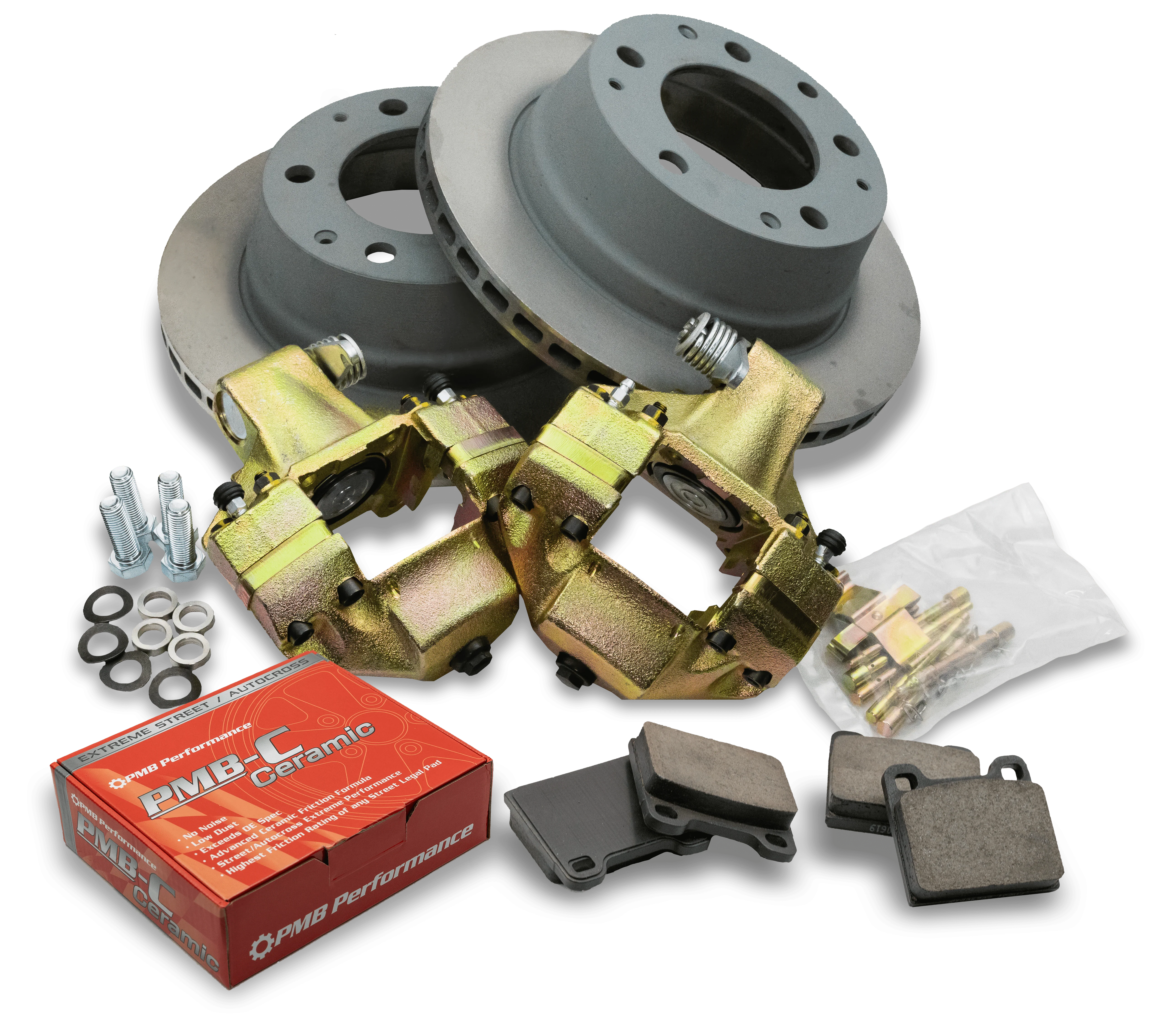 Porsche 914-6/GT Rear Caliper Conversion Bundle