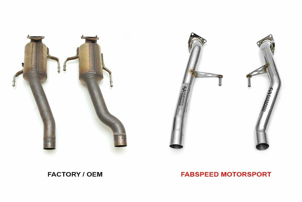 Fabspeed Porsche 957 Turbo / Turbo S Secondary Competition Link Pipes (2008-2010) - Image 2