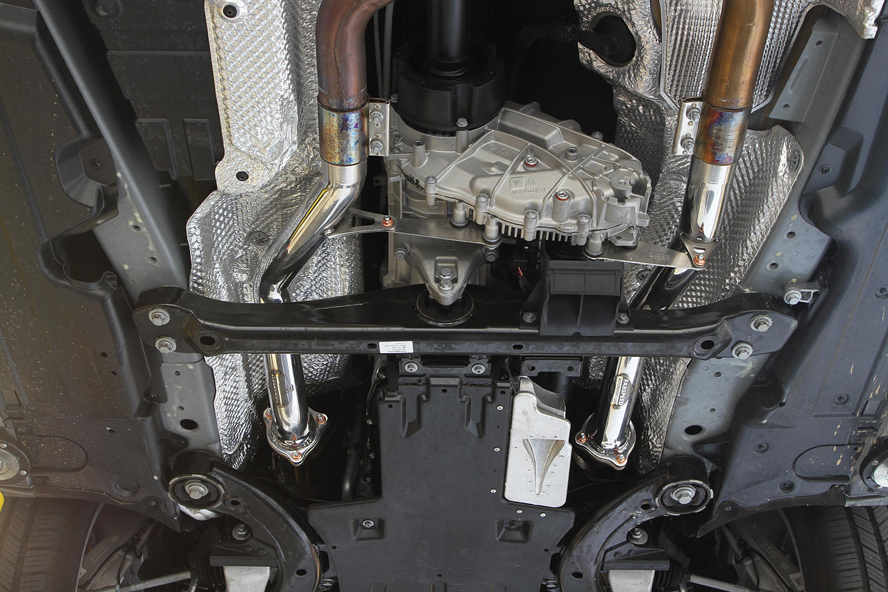 Fabspeed Porsche 958.2 Cayenne Turbo / Turbo S Secondary Competition Link Pipes (2015-2018) - Image 5