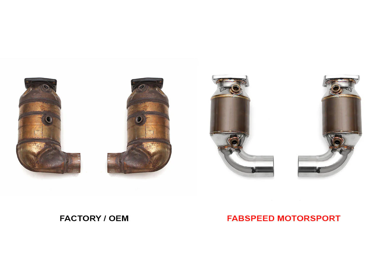 Fabspeed Porsche 991.2 Turbo / Turbo S Sport Catalytic Converters (2017+) - Image 2