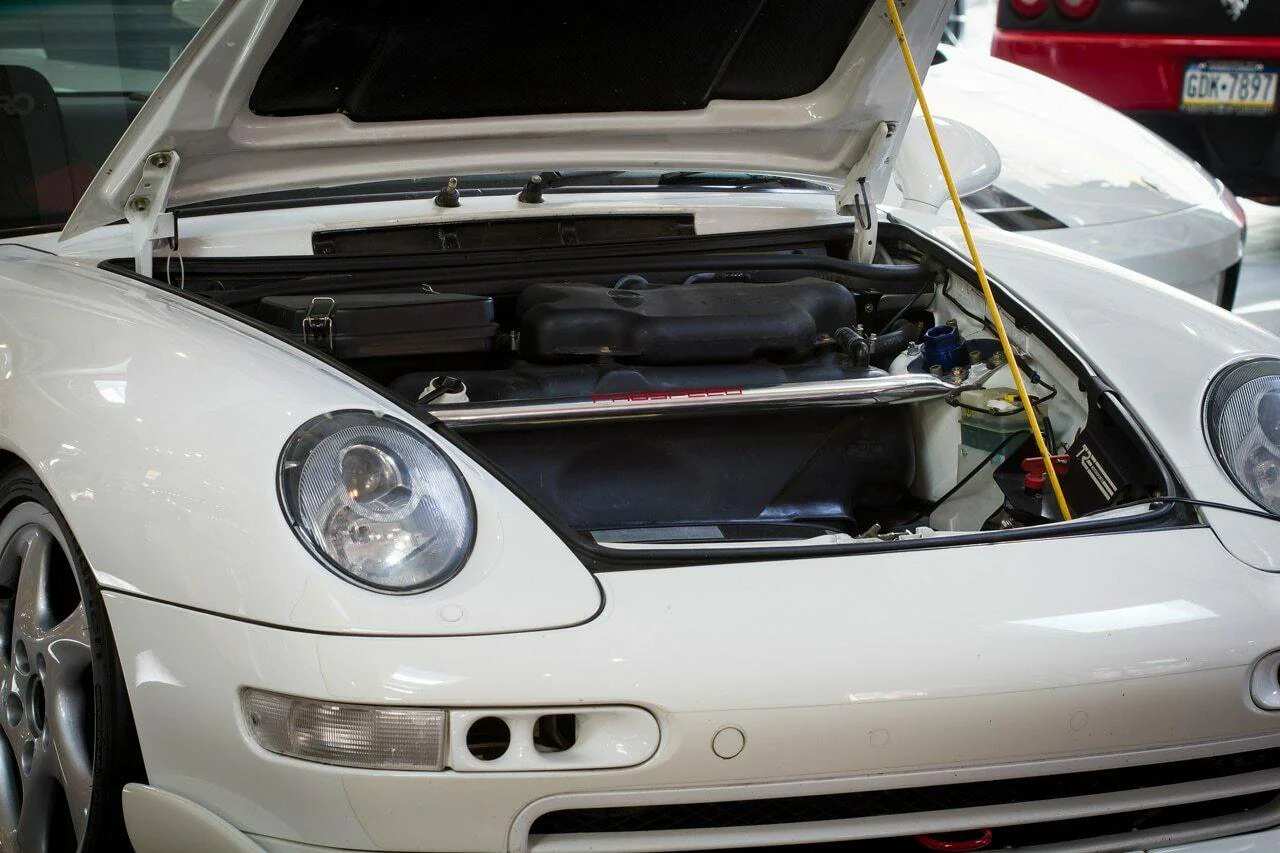 Fabspeed Porsche 993 Carrera GT2 EVO Front Strut Bar (1994-1998) - Image 2