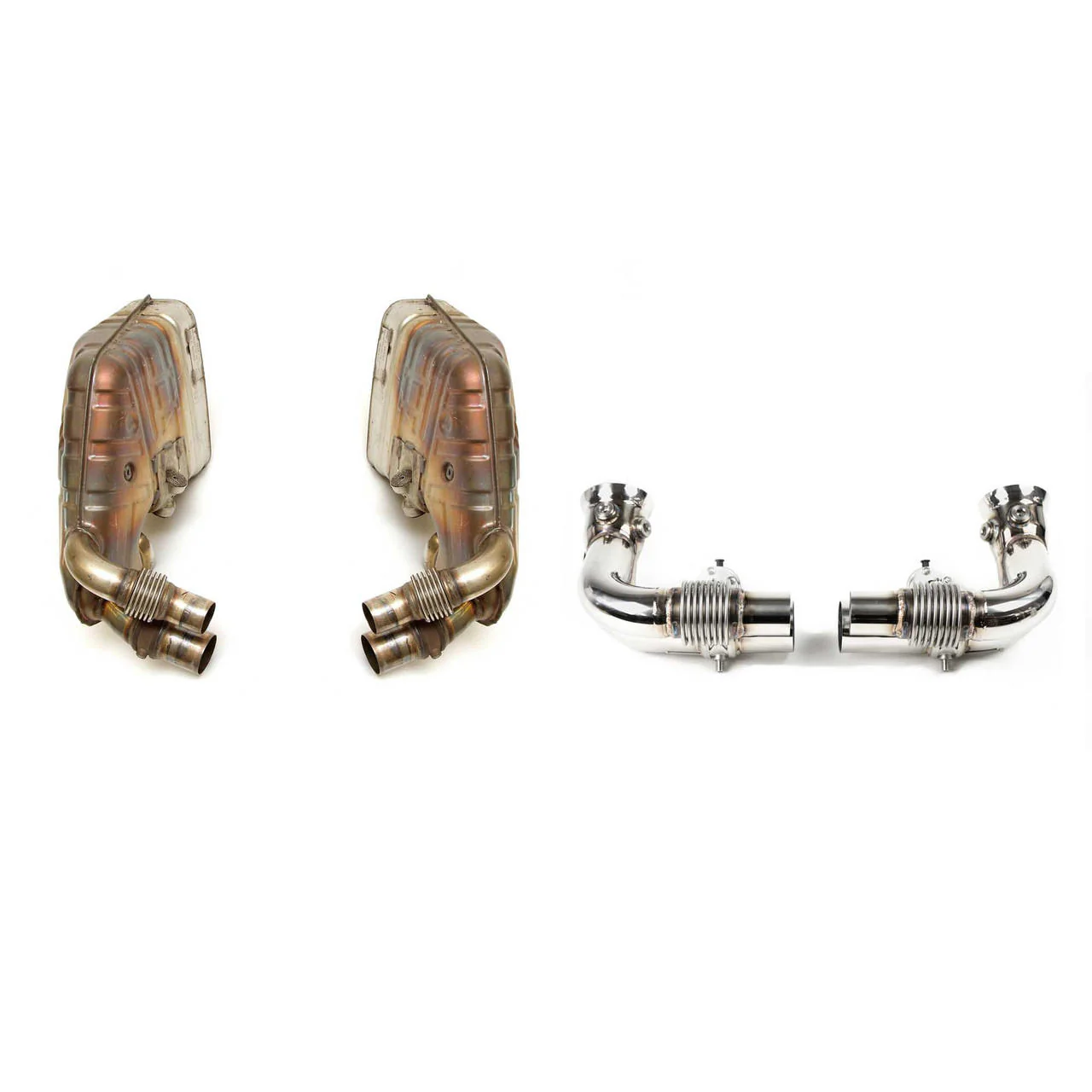 Fabspeed Porsche 997 GT3 / GT3 RS Side Muffler Bypass Pipes - Image 2