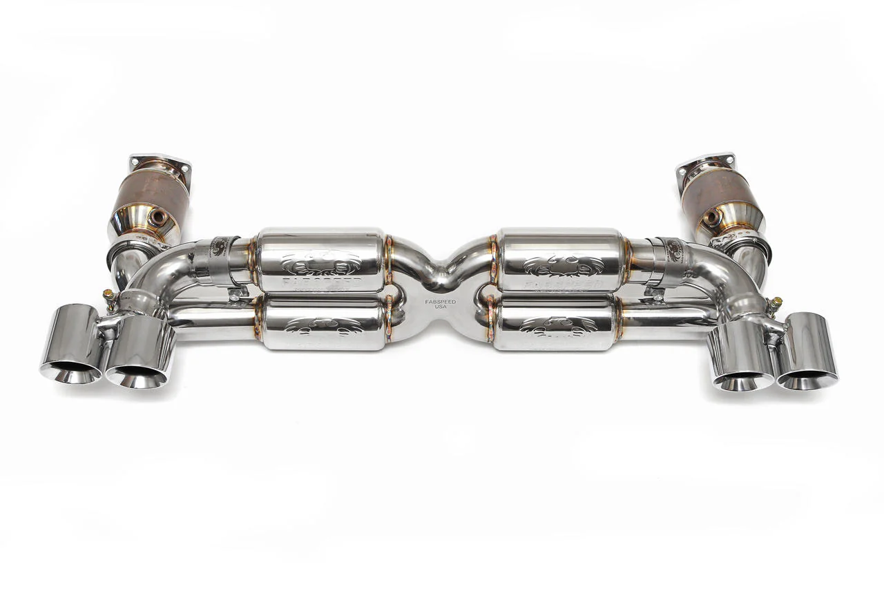 Fabspeed Porsche 997 Turbo Supersport 70mm X-Pipe Exhaust System (2006-2009)