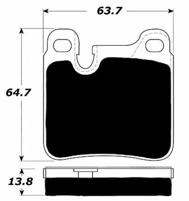 Porterfield Front/Rear Brake Pad Set for Porsche 964 Carrera 2 (1990) - Image 6