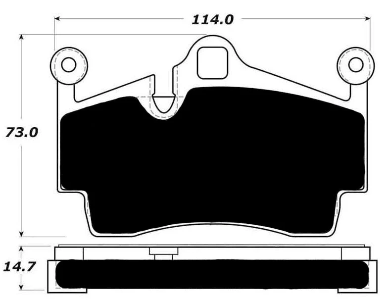 Porterfield Front/Rear Brake Pad Set for Porsche 718 Cayman (2018) - Image 3