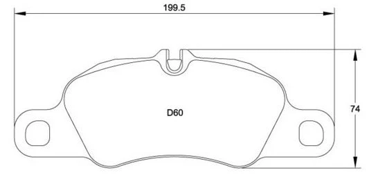 Race Technologies Front/Rear RE10 Brake Pad Set 2403 for Porsche 981/718/997/991/992 - Image 3