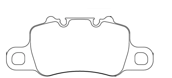 Race Technologies Front/Rear RE10 Brake Pad Set 2451 for Porsche 911/981/718/991/992/918