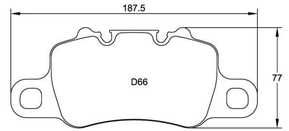 Race Technologies Front/Rear RE10 Brake Pad Set 2451 for Porsche 911/981/718/991/992/918 - Image 5