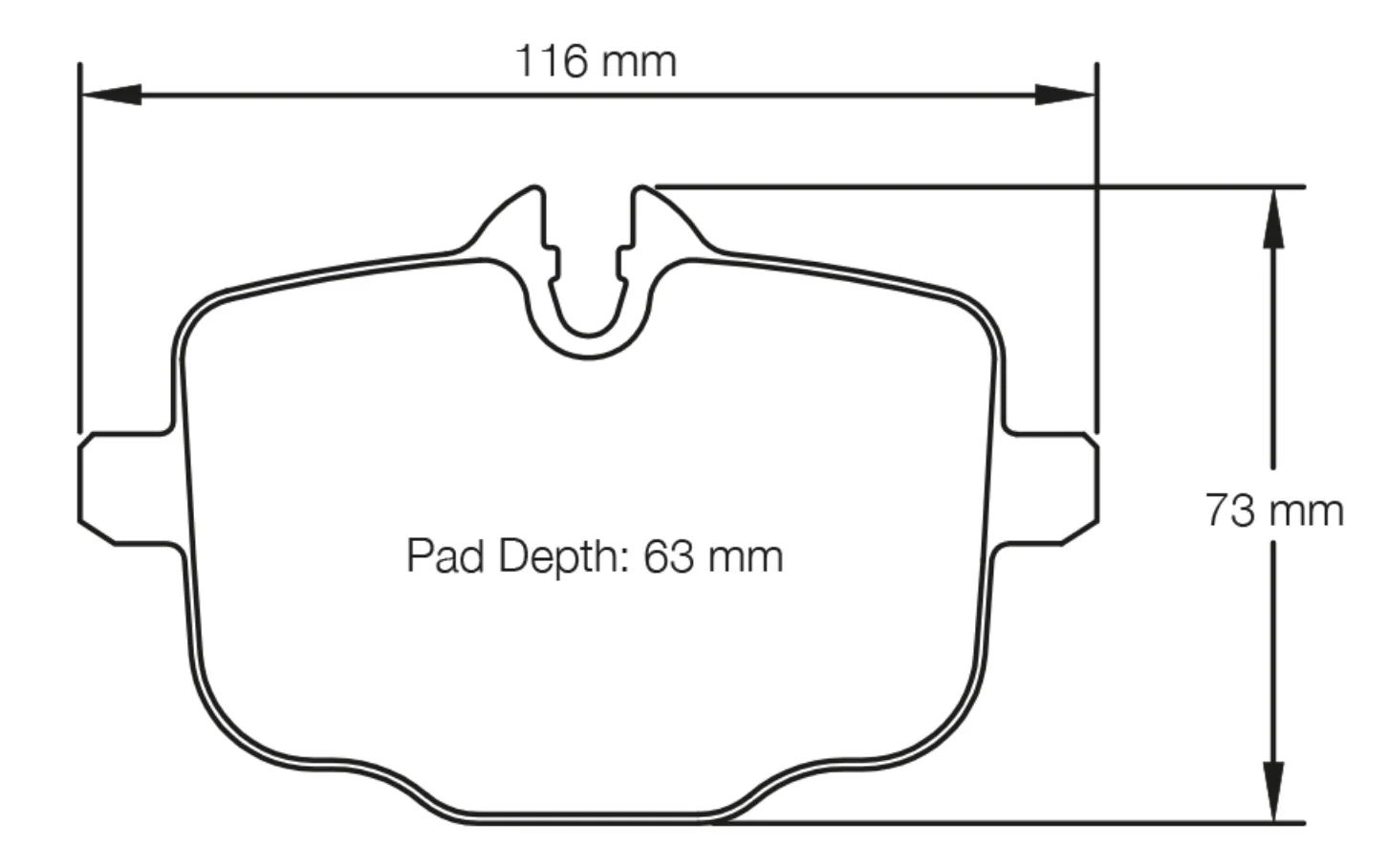 Race Technologies RE10 Front Brake Pad Set for Porsche 993 Carrera RS/Turbo