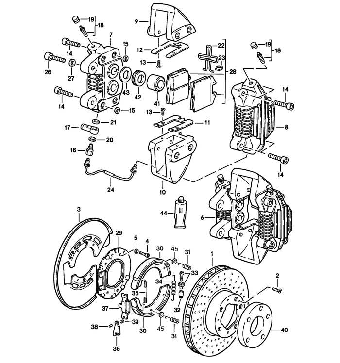Rear Brake Caliper Piston Scraper Ring for Porsche 911 (1978-89) - Image 3