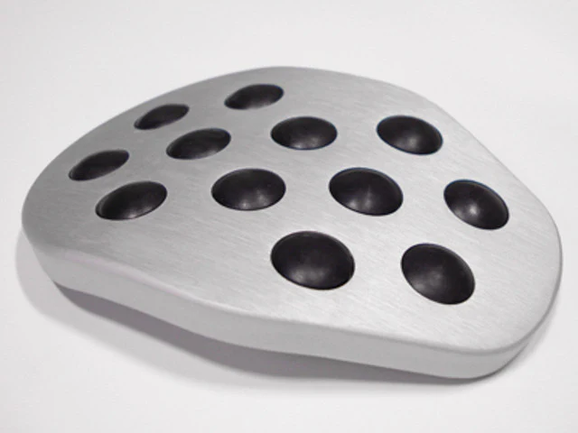 Rennline Aluminum Clutch and Brake Pedal w/ Rubber Grips for all Pre 1998 Porsche Models - Image 2