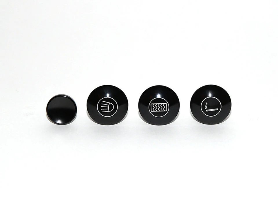 Rennline Billet Dash Knobs - Early Defrost - for Porsche 911 and 912 (1965-73) - Image 3