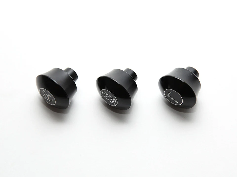 Rennline Billet Dash Knobs - Early Headlights - for Porsche 911 and 912 (1965-73) - Image 2