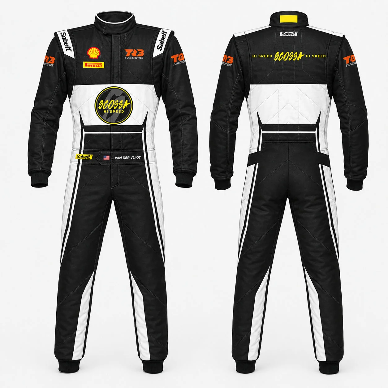 Competition Motorsport Sabelt Custom Superlight TS-10 Driver FIA Racing Suit - Image 6
