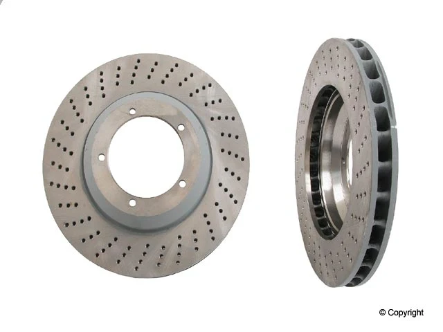 Sebro Drilled Front Brake Rotor Pair for Porsche 930
