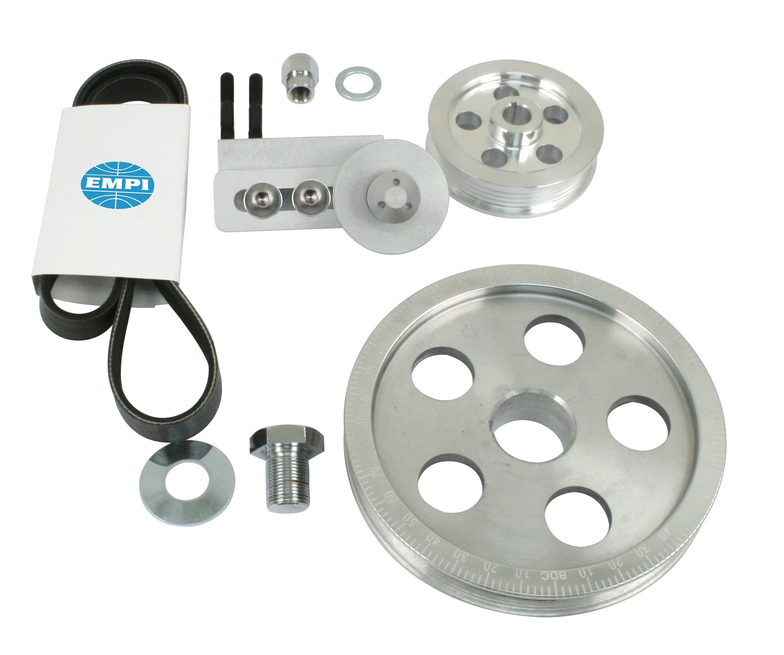 Serpentine Belt Pulley System (Polished)