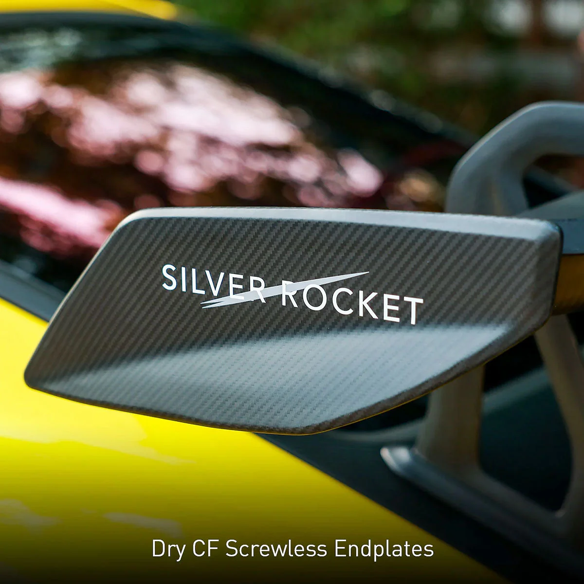SilverRocket DRS-1 Flex Carbon Swan Neck Wing for Porsche 718 GT4 Track Fitment - Image 5