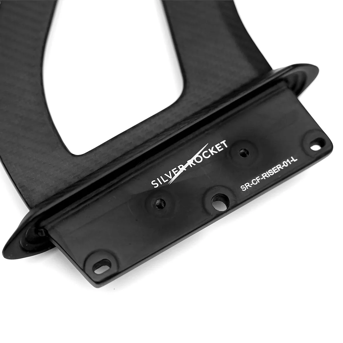 SilverRocket Dry Carbon 3-Inch Wing Risers for Porsche Track Applications GT4 RS - Image 3