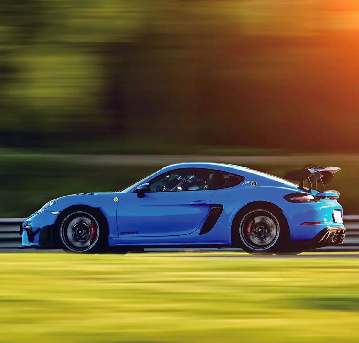 SilverRocket Dry Carbon 3-Inch Wing Risers for Porsche Track Applications GT4 RS - Image 9