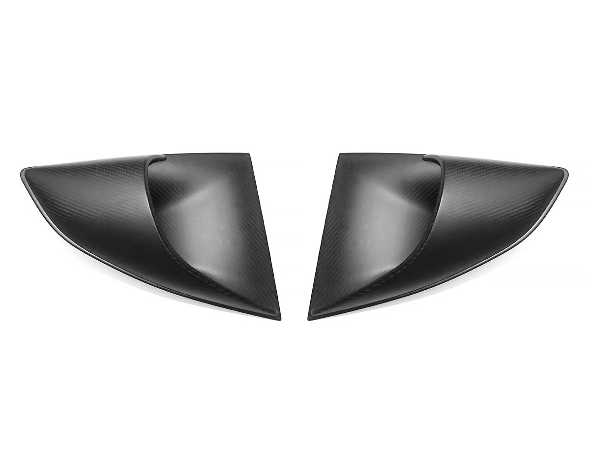 SilverRocket Dry Carbon High-Flow Intake Scoops for Porsche Track Applications 718 GT4 - Image 4