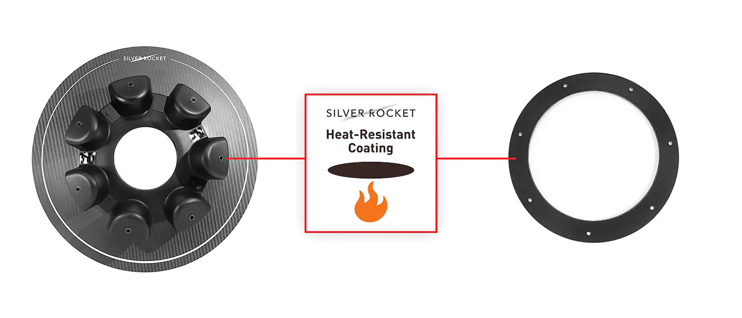 SilverRocket Dry Carbon R-HR AeroBrake Rotor - Image 10