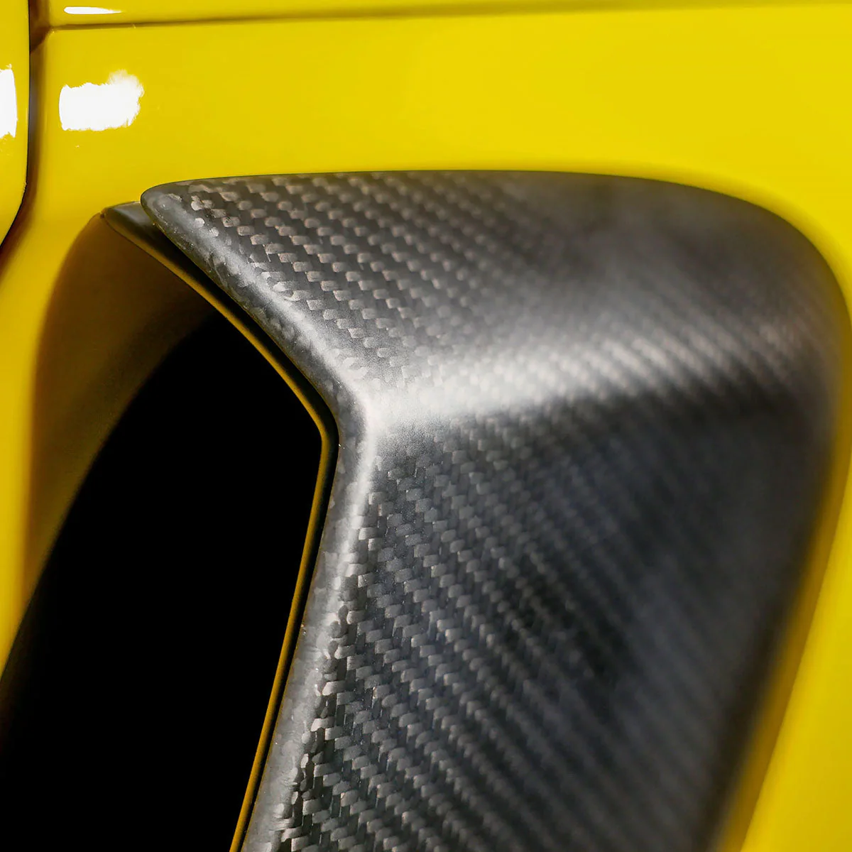 SilverRocket Dry Carbon Rear Side Air Intake Covers for Porsche 718 GT4/GT4 RS - Image 4
