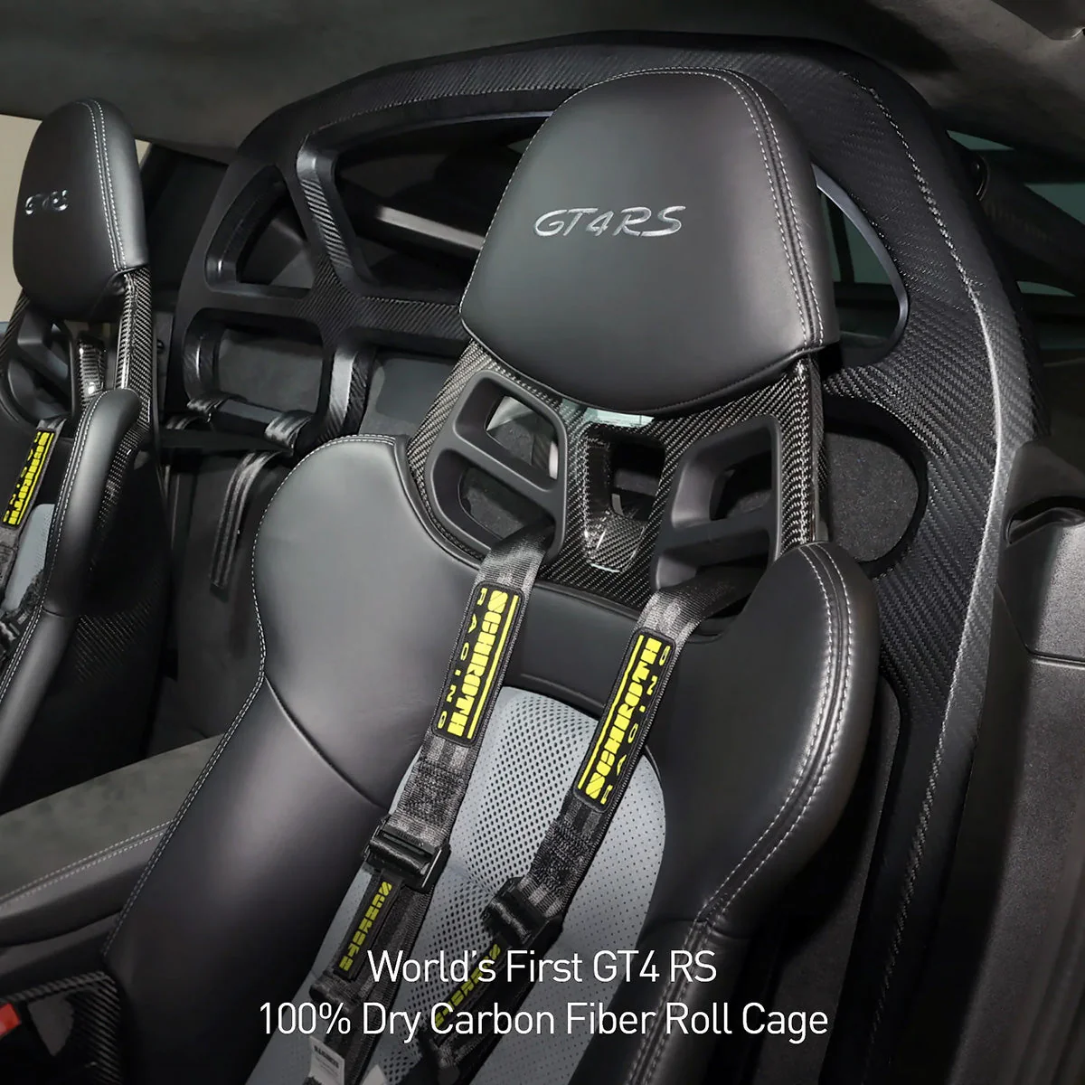 SilverRocket Dry Carbon Roll Bar for Porsche Track Applications 981/718 Cayman - Image 10