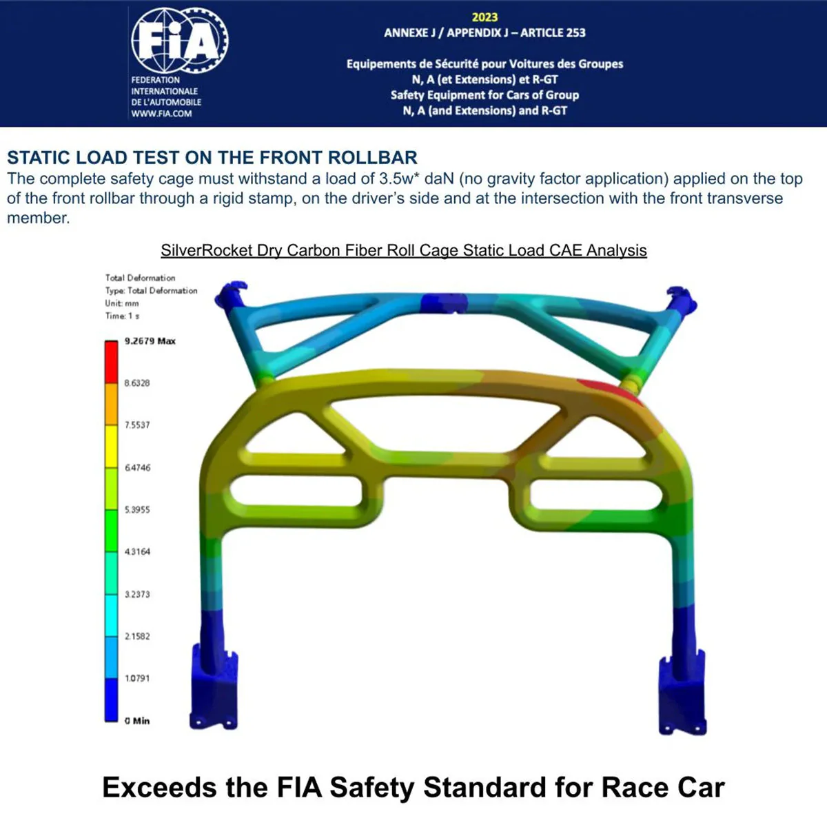 SilverRocket Dry Carbon Roll Bar for Porsche Track Applications 981/718 Cayman - Image 15