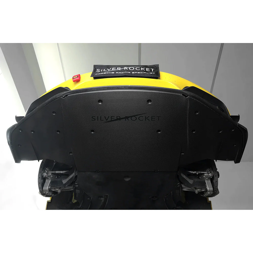 SilverRocket Ultra Downforce Front Dry Carbon Fiber Aeroshield Splitter