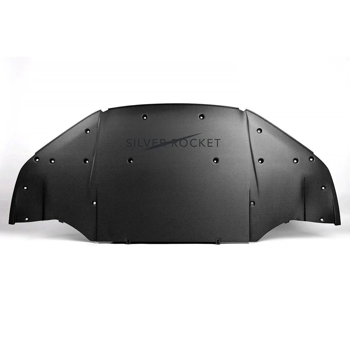 SilverRocket Ultra Downforce Front Dry Carbon Fiber Aeroshield Splitter - Image 2