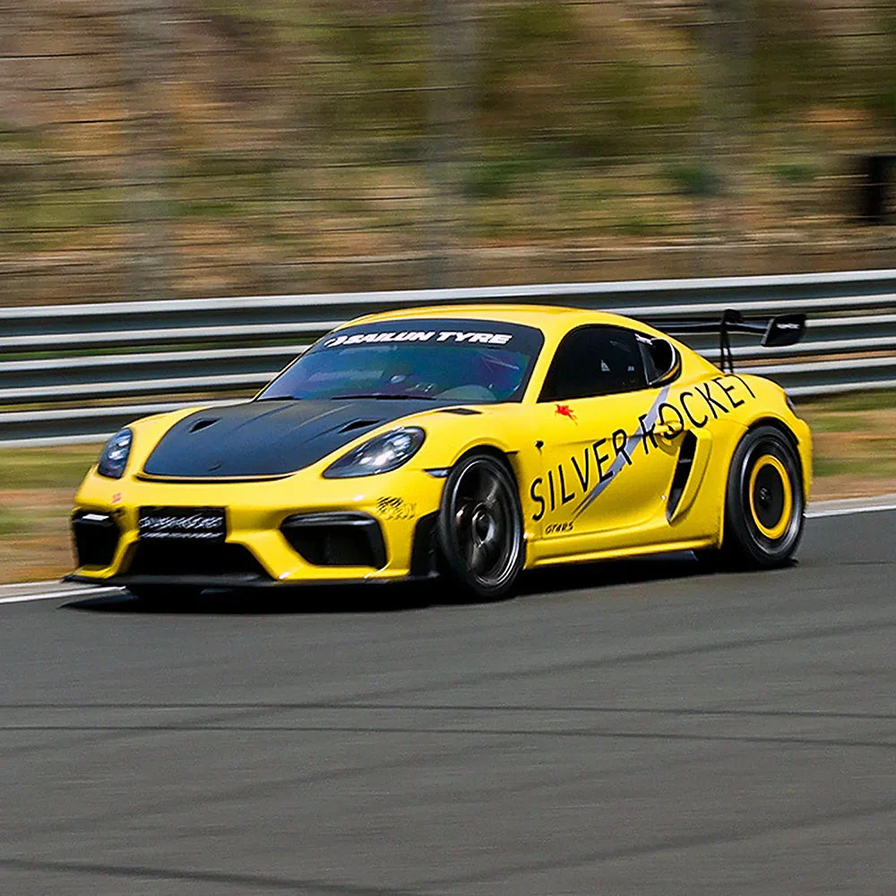 SilverRocket Ultra Downforce Front Dry Carbon Fiber Aeroshield Splitter - Image 6