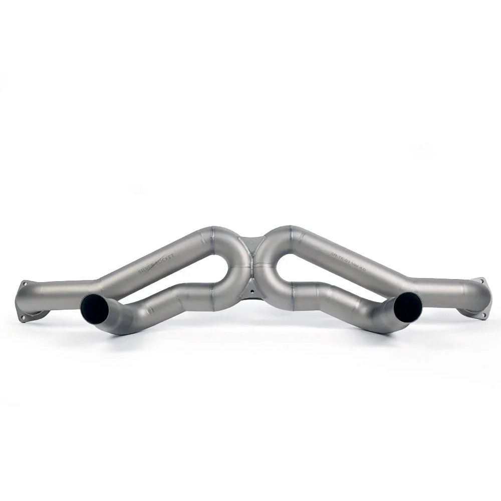 SilverRocket Titanium Race Pipe for Porsche 718 - Image 3
