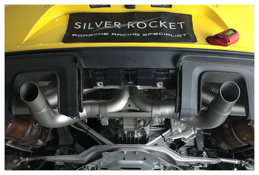 SilverRocket Titanium Race Pipe for Porsche 718 - Image 5